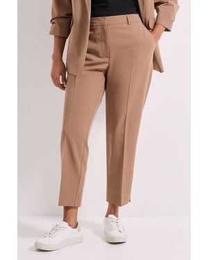 Dorothy Perkins Petite Ankle Grazer Trouser - Natural