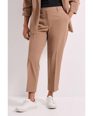 Dorothy Perkins Petite Ankle Grazer Trouser - Natural
