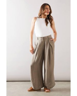 Wallis Wide Leg Trouser - Green