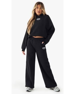 DSGN Studio Dsgn Studio Embroidered Straight Leg Jogger - Blue