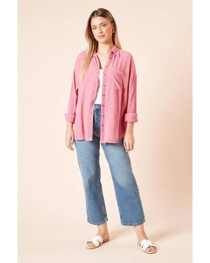 Dorothy Perkins Cheesecloth Shirt - Pink
