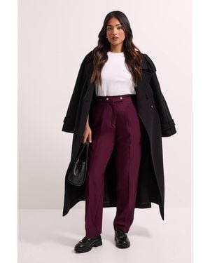 Dorothy Perkins Military Ankle Grazer Trouser - Red
