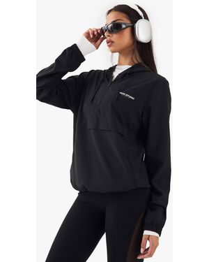 DSGN Studio Pull Over Rip Stop Hooded Jacket - Black