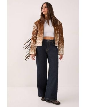 Nasty Gal Wide Leg Jeans - Blue