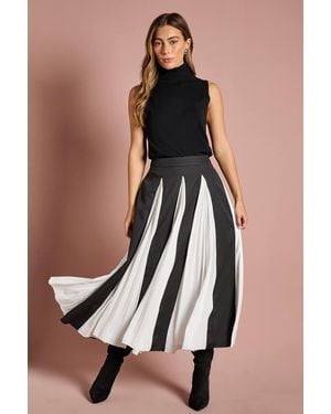 Coast Mono Godet Midaxi Skirt - Blue