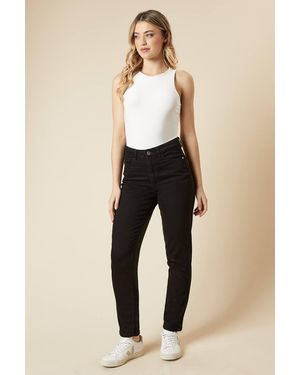 Dorothy Perkins Comfort Stretch Slim Mom Jean - Natural