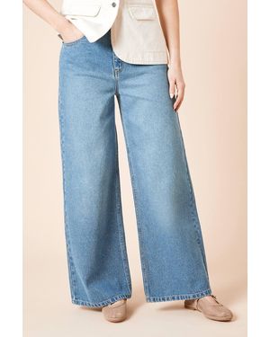 Dorothy Perkins Wide Leg Jean - Blue