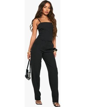 Boohoo Woven Structured Co-Ord - Black
