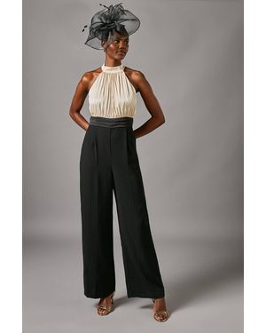 Coast Mono Halter Jumpsuit - Gray