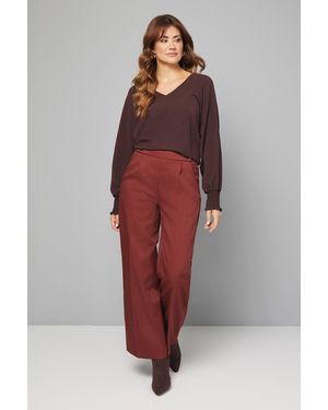 Wallis Woven Shirred Cuff Overhead Shirt