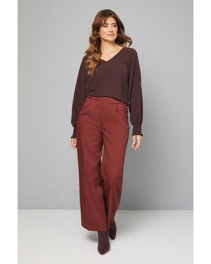 Wallis Woven Shirred Cuff Overhead Shirt