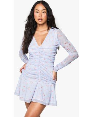 boohoo marble print knitted mini dress Marble Dresses