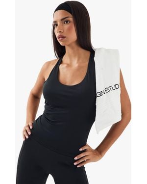 DSGN Studio Loose Fit Padded Racer Tank - Black