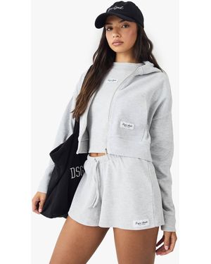 DSGN Studio Woven Label Runner Short - White
