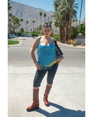 Warehouse Capri Pants - Blue