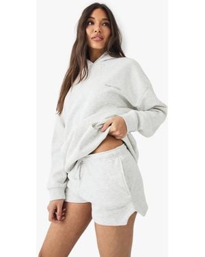 DSGN Studio Embroidered Runner Sweat Short - White