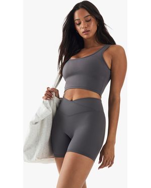 DSGN Studio Ultra Sculpt Wrap Waist Cycling Short - Grey