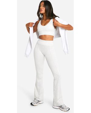 DSGN Studio Ultra Sculpt Flared Legging - White