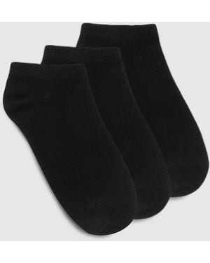 Boohoo Pack De 3 Pares De Calcetines Deportivos - Negro