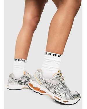 Boohoo Dsgn Studio 3 Pack Sports Socks - White