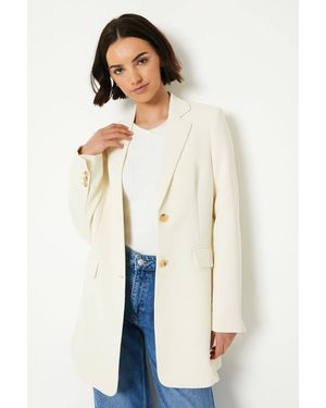 Oasis Oversized Blazer - White
