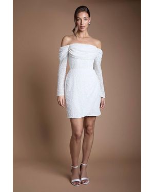 mini dress satin Isabel Satin Corset Mini Dress / White | MESHKI