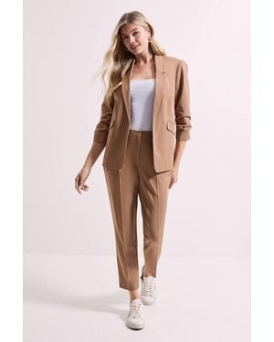 Dorothy Perkins Ankle Grazer Trouser - Natural