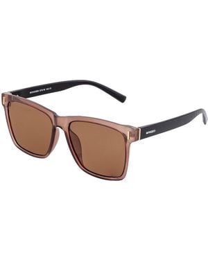 BoohooMAN Breed Pictor Polarized Sunglasses - Brown