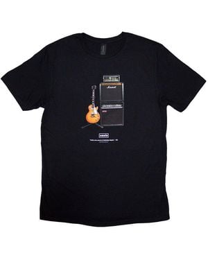 BoohooMAN Oasis Definitely Maybe Guitar T Shirt - Black