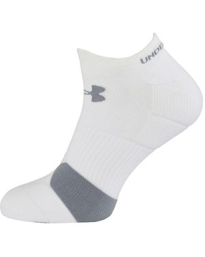 BoohooMAN Under Armour Launch Run White No Show Socks