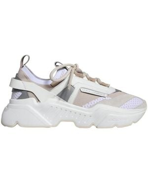 BoohooMAN Dolce & Gabbana Preloved Laceup Casual Trainers - Multicolour