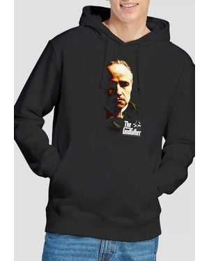 BoohooMAN The Godfather Godfather Don Vito Hoddie, Black