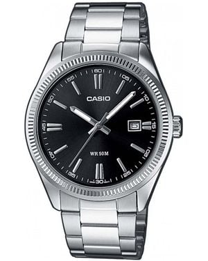 BoohooMAN Casio Mtp-1302pd-1a1vef Collection 39mm Quartz Watch - Black