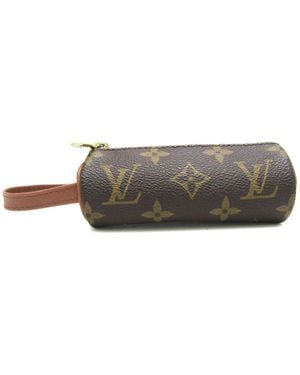 BoohooMAN Louis Vuitton Preloved Monogram Doggie Treat Pouch Unisex - Brown Wallets - Grey