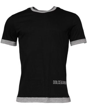 BoohooMAN Dolce & Gabbana Dolce Gabbana Tshirt - Black T-shirts