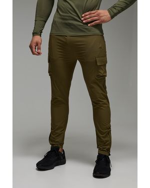 Technic Active Gym Al Tapered Cargo Jogger - Green