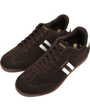 BoohooMAN Lambretta Tackle Trainers - Black
