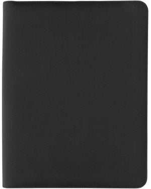 BoohooMAN Xd Xclusive Impact Aware Deluxe Tech A4 Portfolio - Black