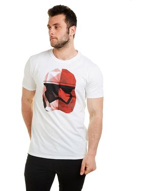 BoohooMAN Star Wars Geo Trooper Cotton T-shirt - White