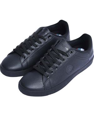 BoohooMAN Lambretta Pinball 2 Trainers - Blue