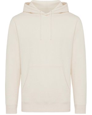 BoohooMAN Iqoniq Rila Cotton Lightweight Hoodie - White