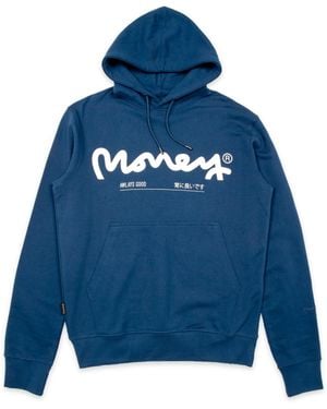 BoohooMAN Money Sig City Hood - Blue