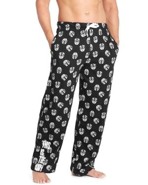 BoohooMAN Disney Mandalorian Lounge Trousers - Black