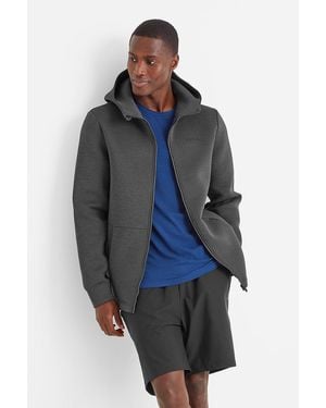 BoohooMAN Tog24 'glide' Active Hoodie - Blue