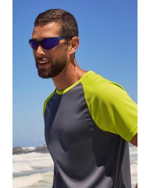 BoohooMAN Mountain Warehouse 'bantham' Lightweight Polarised Uv400 Lens Plastic Sunglasses - Blue