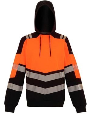 BoohooMAN Regatta Hi-vis X-pro Overhead Hoodie - Red