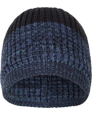 BoohooMAN Mountain Warehouse Rubix Lined Lightweight Comfortable Beanie - Blue