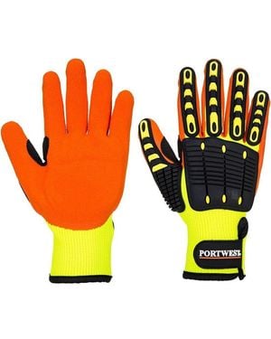 BoohooMAN Portwest A721 Impact Resistant Grip Glove - Orange