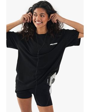 BoohooMAN Dsgn Studio Sports Oversized Gym T-shirt - Black