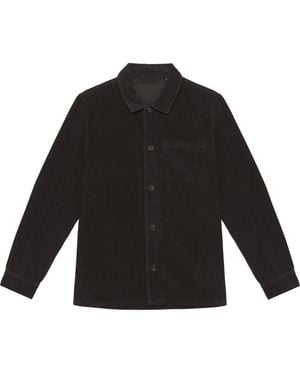 BoohooMAN Native Spirit Corduroy Washed Jacket - Black